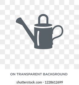 Watering can icon. Watering can design concept from Agriculture, Farming and Gardening collection. Simple element vector illustration on transparent background.