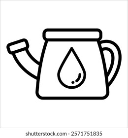 Watering Can Icon Element For Design