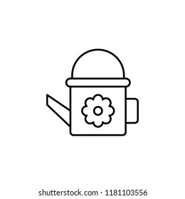 watering can icon. Element of drip watering icon for mobile concept and web apps. Thin line watering can icon can be used for web and mobile