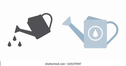 The watering can icon. flat style. isolated on white background
