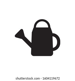 watering can icon, glyph style design
