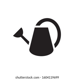 watering can icon, glyph style design