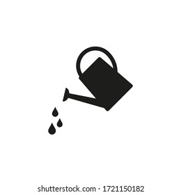 Watering can icon. Irrigation. Vector. Isolated.	