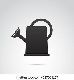Watering can icon isolated on white background. Vector art.
