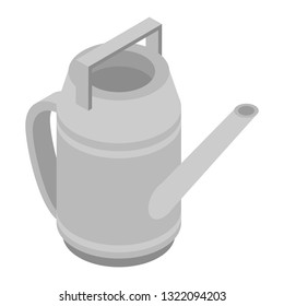 Watering can icon. Isometric of watering can vector icon for web design isolated on white background