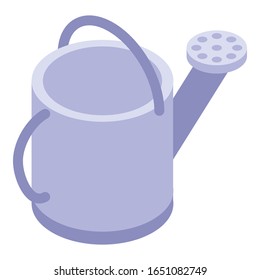 Watering can icon. Isometric of watering can vector icon for web design isolated on white background