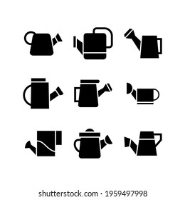 watering can icon or logo isolated sign symbol vector illustration - Collection of high quality black style vector icons
