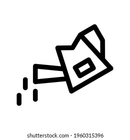 watering can icon or logo isolated sign symbol vector illustration - high quality black style vector icons
