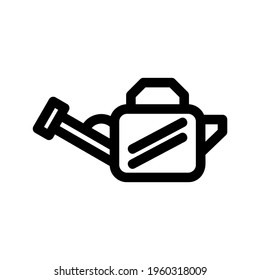 watering can icon or logo isolated sign symbol vector illustration - high quality black style vector icons
