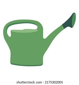 Watering can icon on white background. Vector illustration.