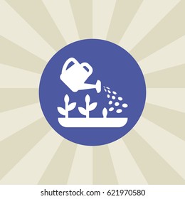 watering can icon. sign design. background