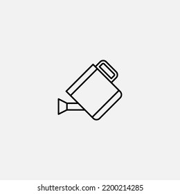 Watering can icon sign vector,Symbol, logo illustration for web and mobile