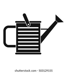 Watering can icon. Simple illustration of watering can vector icon for web