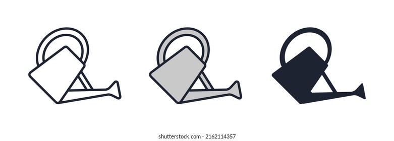 watering can icon symbol template for graphic and web design collection logo vector illustration
