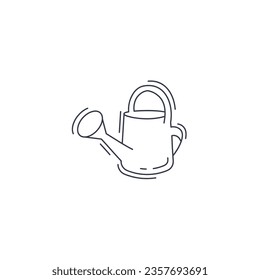Icono de riego. regar puede crear un icono de línea delgada.
