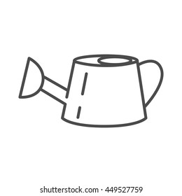 Watering can icon. thin line design