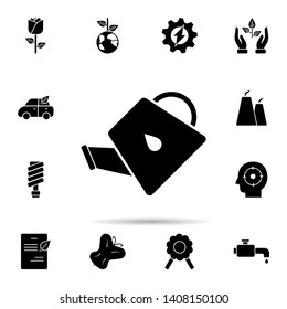 Watering can icon. Universal set of ecology for website design and development, app development