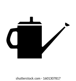 Watering can icon vector in flat design
