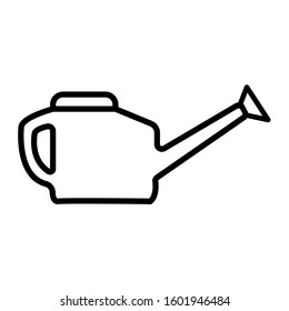Watering can icon vector in flat design