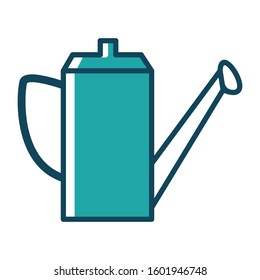 Watering can icon vector in flat design