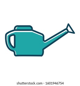 Watering can icon vector in flat design