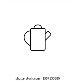  watering can icon vector illustration logo template for many purpose. Isolated on white background.