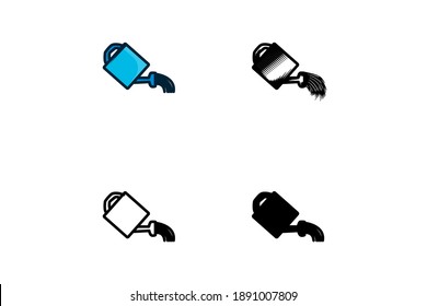 watering can  icon, vector illustration isolated on white background