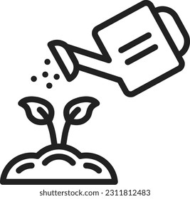 Watering Can icon vector image. Suitable for mobile application web application and print media.