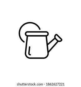 Icono de riego puede en vector. Logotipo