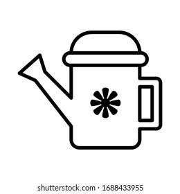 Watering can icon vector sign and symbols