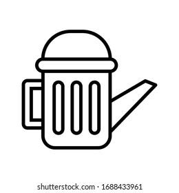 Watering can icon vector sign and symbols