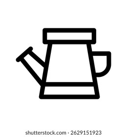 Watering Can Icon Vector Symbol Design Illustration