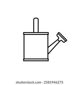 Watering can icon vector. To water illustration sign. Garden symbol or logo.