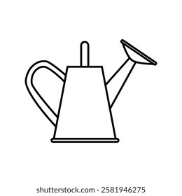 Watering can icon vector. To water illustration sign. Garden symbol or logo.