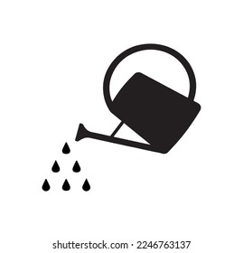 watering can icon,isolated on white background