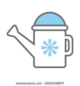Watering can icon.vector on trendy design