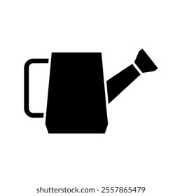 Watering can illustrated on white background