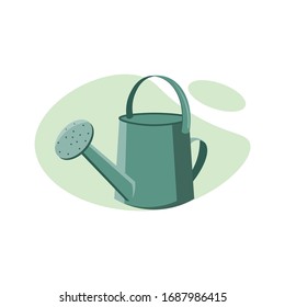 watering can illustration design element, flat icon