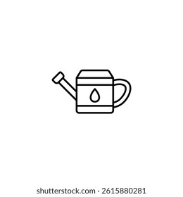 Watering can illustration line icon icons design