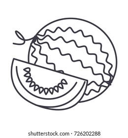 watering can illustration vector line icon, sign, illustration on background, editable strokes