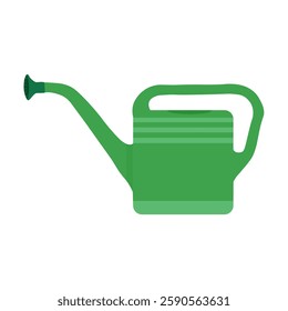 A watering can for watering indoor plants. Color vector illustration. Gardening. Cartoon flat style. Isolated on a white background