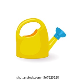Watering can isolated on white background