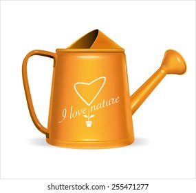 watering can isolated on white.vector