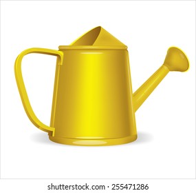 watering can isolated on white.vector