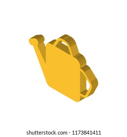 Watering can isometric left top view 3D icon