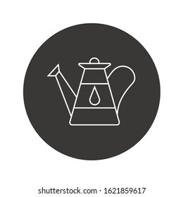 watering can line icon. Irrigation symbol