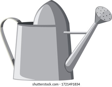Ilustración de fondo blanco de la lata de agua