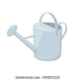 Watering Can Sign Emoji Icon Illustration. Garden Tool Vector Symbol Emoticon Design Clip Art Sign Comic Style.