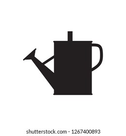 
Watering can silhouette isolated