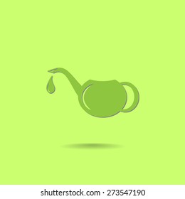 Watering can Spout vector icon 